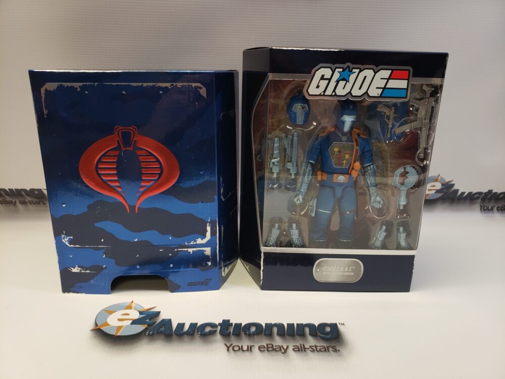 Super7 Hasbro SDCC Exclusive G.I. Joe Ultimates Cobra B.A.T. Action Figure NIB