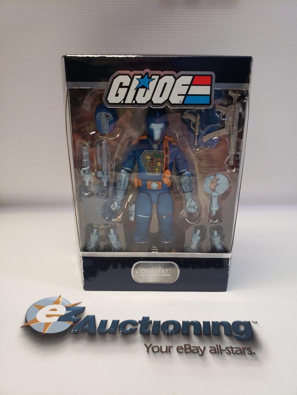 Super7 Hasbro SDCC Exclusive G.I. Joe Ultimates Cobra B.A.T. Action Figure NIB - Image 3