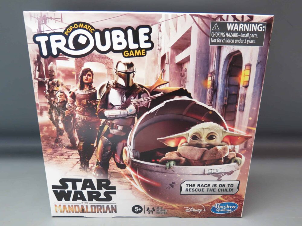 Star Wars The Mandalorian Pop-O-Matic Trouble Board Game.