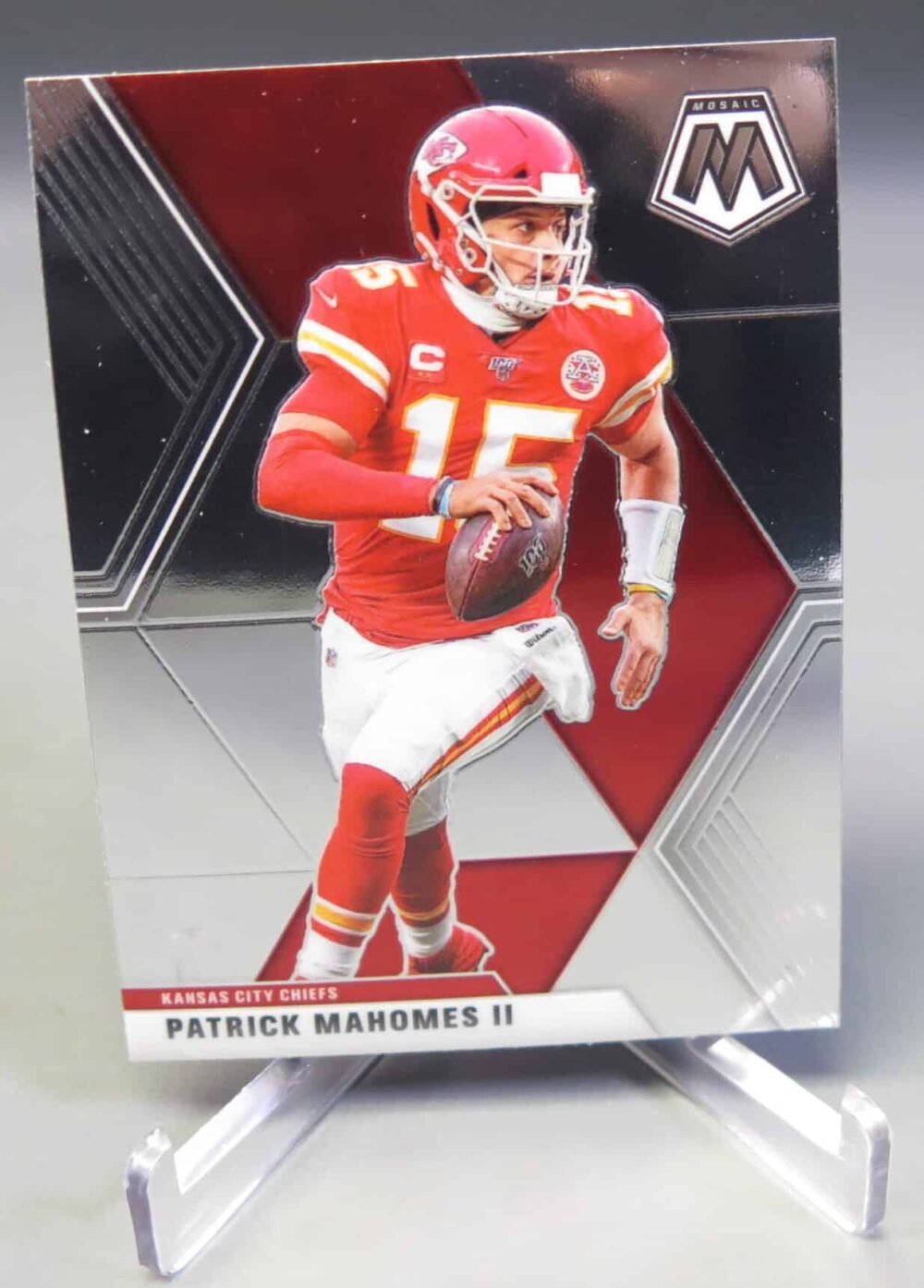 2020 Panini Mosaic Football Patrick Mahomes II Football Card #1