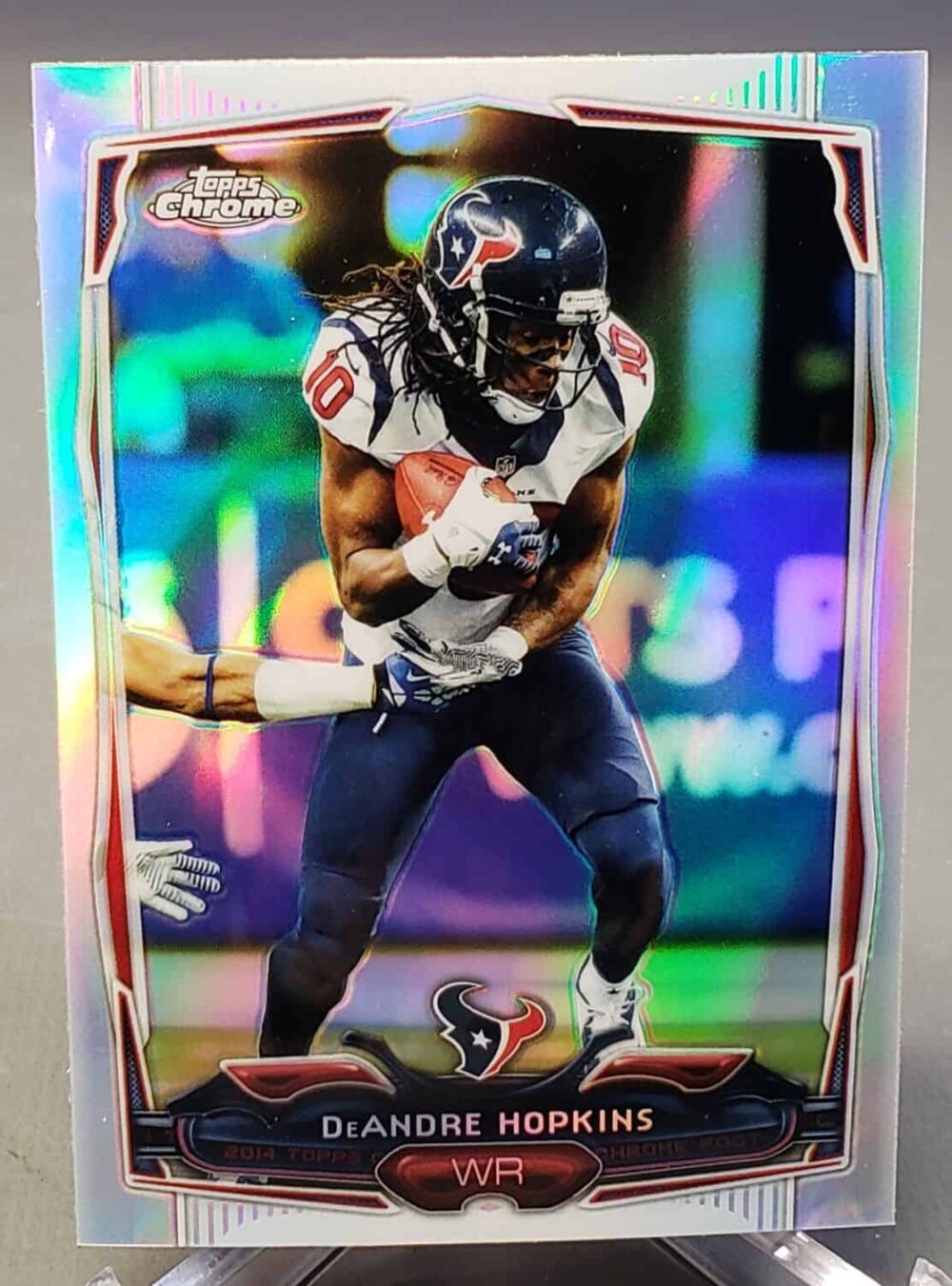 2014 Topps Chrome DeAndre Hopkins Refractor Football Card #40