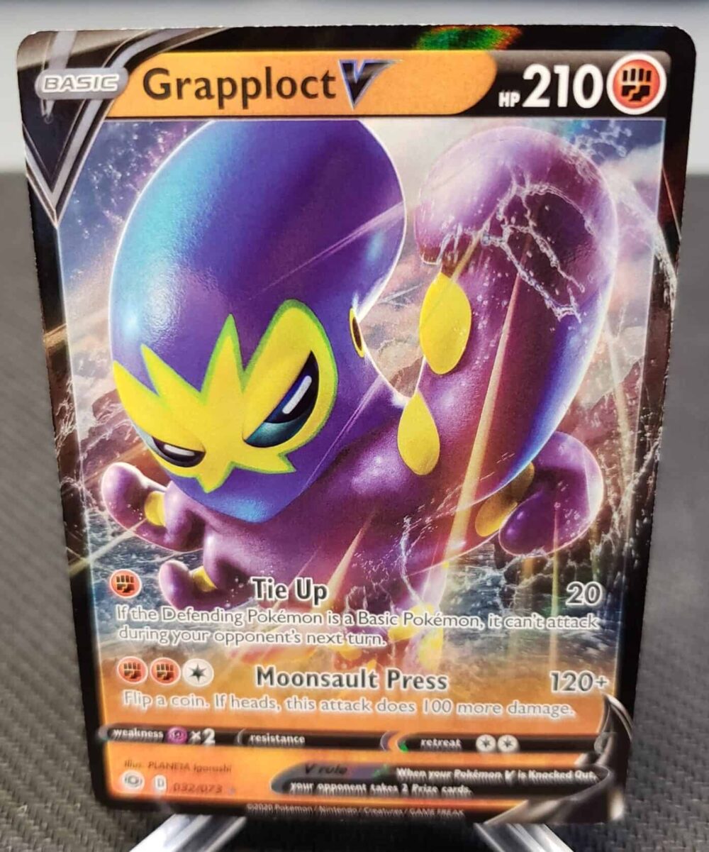  Pokemon Champions Path Grapploct V Ultra Rare Card #32/73.